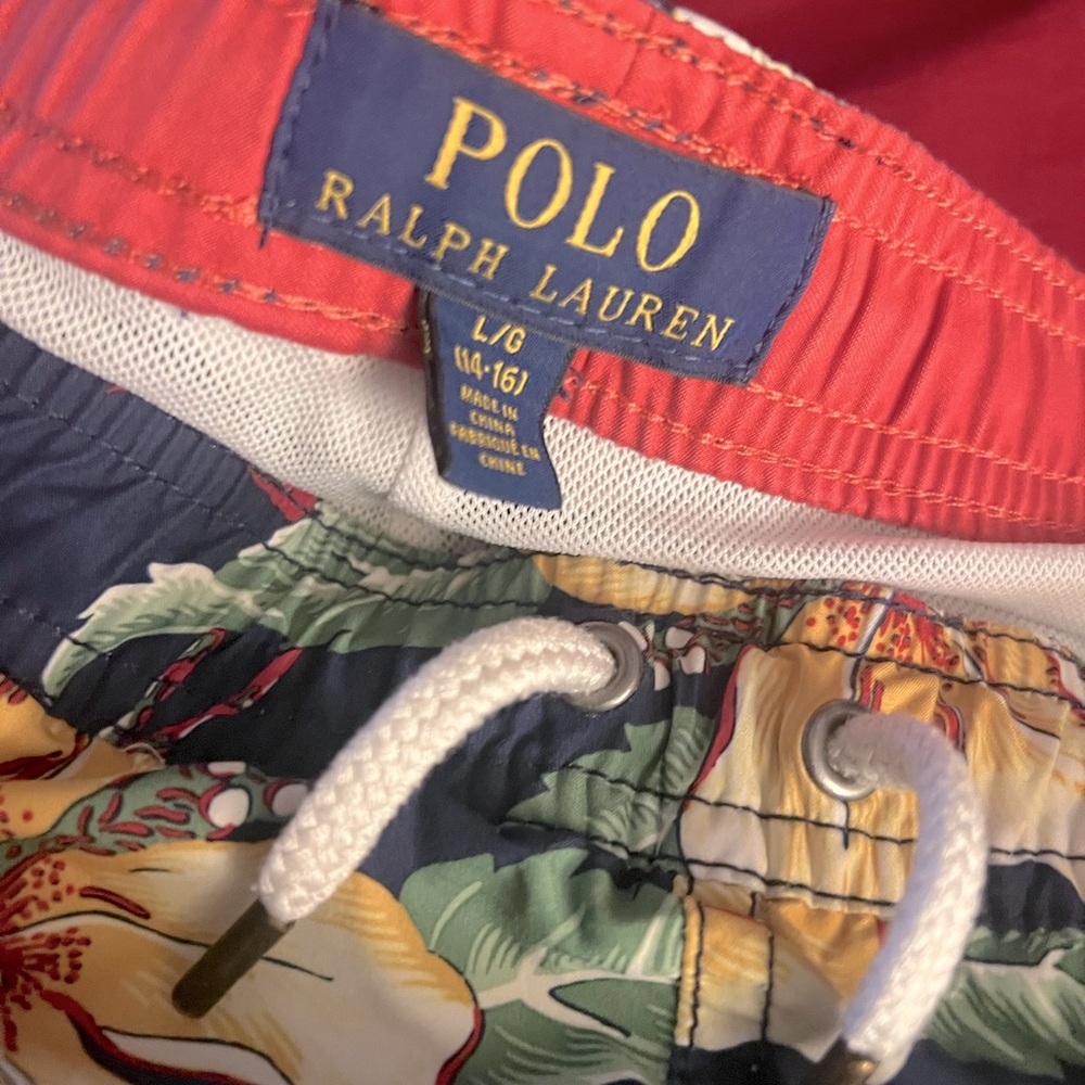 Boys Ralph Lauren swim trunks